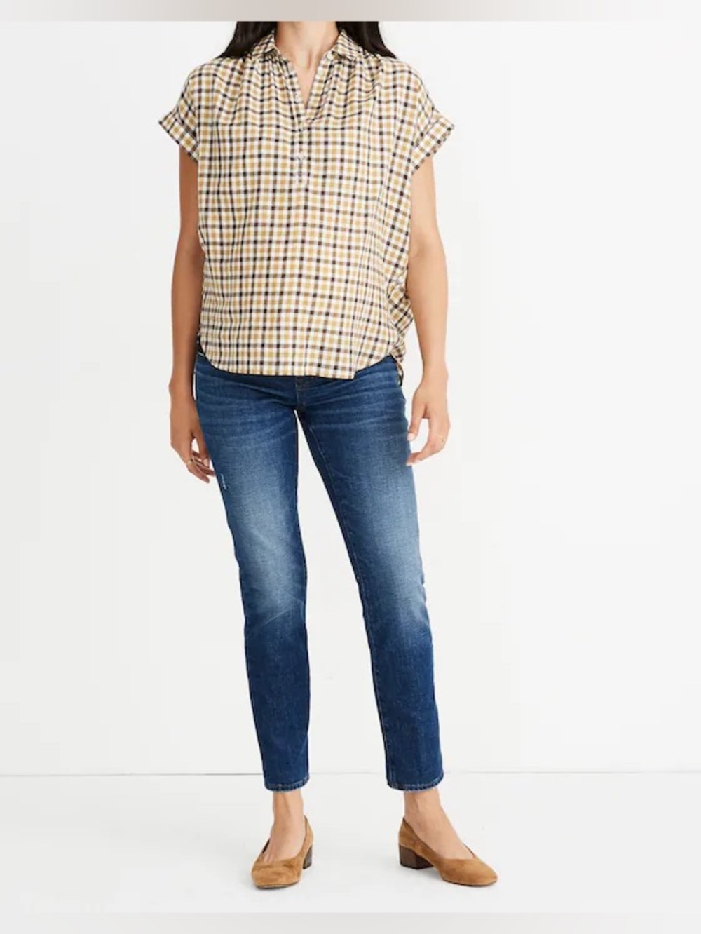 Madewell Women's Mid-Blue Slim Jeans